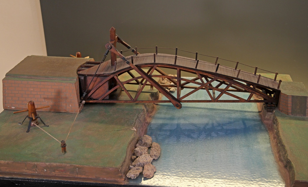 Model of Parabolic Swinging Bridge